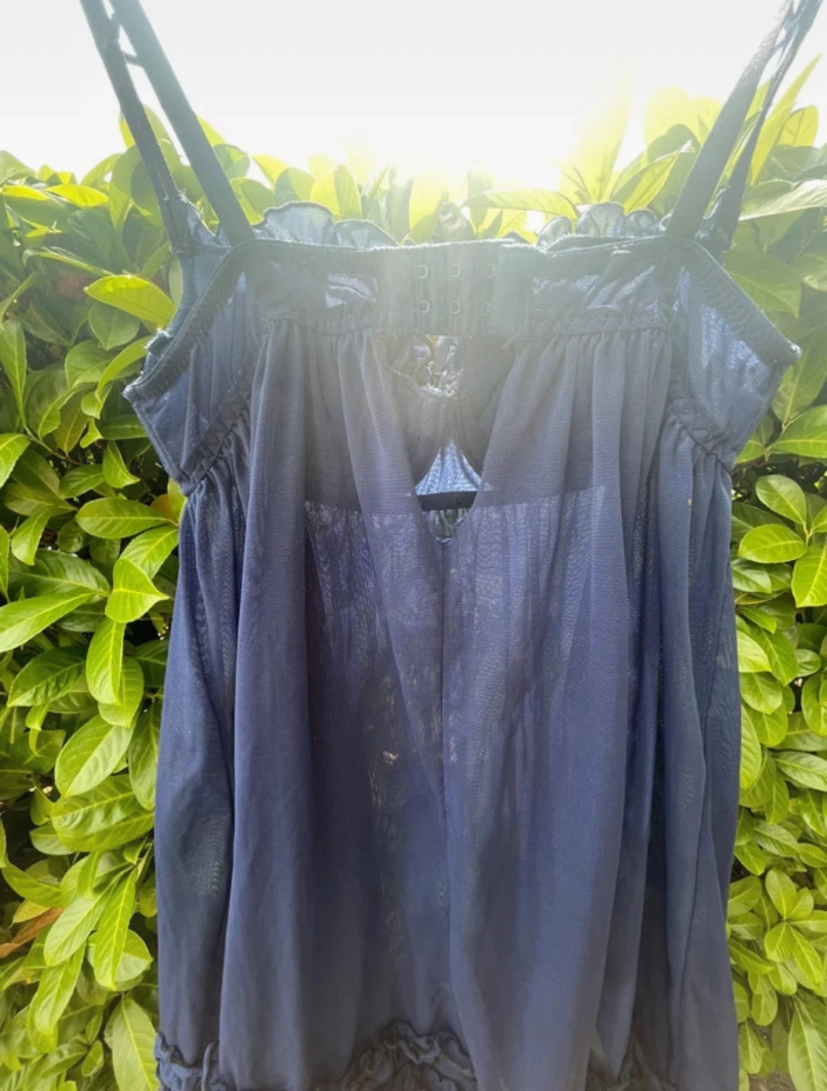 Sexy blauwe nachthemd – photo 11